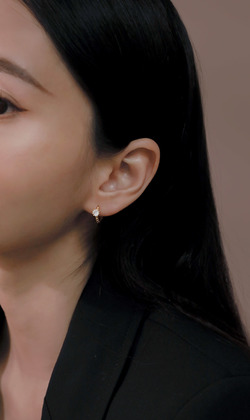 品牌經典款 | 淚光形影。925純銀耳環