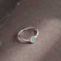熟睡的臉。Aquamarine | 海藍寶石 | 925純銀戒指_1 熟睡的臉。Aquamarine | 海藍寶石 | 925純銀戒指_1
