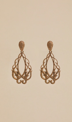 老照片。垂式耳環 (可改夾式耳環)