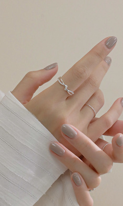 溫柔的風。925純銀戒指