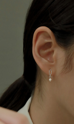 品牌經典款 | 漫漫長冬。Pearl | 養殖珍珠 | 925純銀耳環