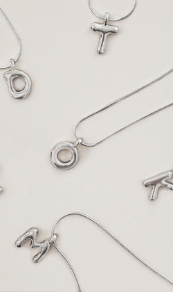 專屬刻字系列|暖意。925純銀英文字母項鍊