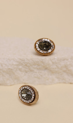 靈魂深處。貼耳耳環 (可改夾式耳環)