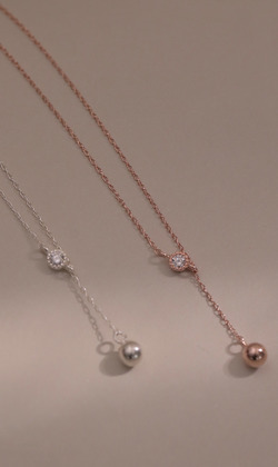 扮演。Zircon | 鋯石 | 925純銀鎖骨鍊