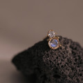 冬夜。Moonstone | 月光石 | 925純銀耳環_1 冬夜。Moonstone | 月光石 | 925純銀耳環_1