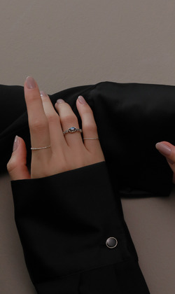 永遠瞬間。Labradorite | 拉長石 | 925純銀戒指