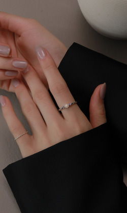 星彩。Opal | 蛋白石 | 925純銀戒指