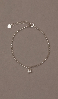 星光點點。Zircon | 鋯石 | 925純銀手鍊