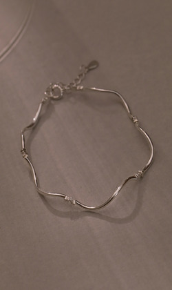 夜風。925純銀手鍊