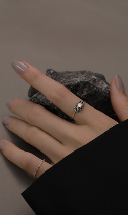 絢麗幻想。Nacre | 珍珠母貝 | 925純銀戒指