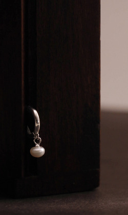 花蕊珍珠。Pearl | 養殖珍珠 | 925純銀耳環