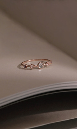 收藏依戀。Topaz | 托帕石 | 925純銀鍍18K金戒指