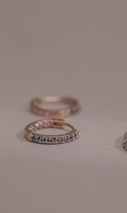 夏日街頭。925純銀耳環