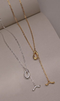 品牌經典款 | 明月的光芒。925純銀中長鍊