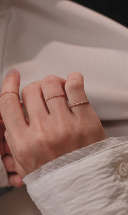 夢境裡。925純銀戒指