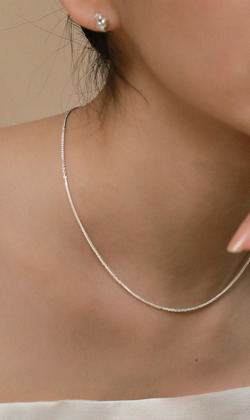 星海。925純銀鎖骨鍊