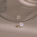 潔白回憶。Moonstone | 月光石 | 925純銀耳環_1 潔白回憶。Moonstone | 月光石 | 925純銀耳環_1