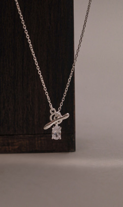 繁星。925純銀鎖骨鍊