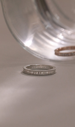 互補。925純銀戒指