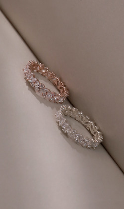 落下帷幕。925純銀戒指