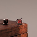 天然之映。Garnet | 石榴石 | 925純銀耳環_1 天然之映。Garnet | 石榴石 | 925純銀耳環_1