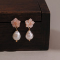 映彩。Nacre&Pearl | 珍珠母貝&養殖珍珠 | 垂式耳環_1 映彩。Nacre&Pearl | 珍珠母貝&養殖珍珠 | 垂式耳環_1