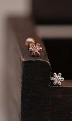 微光漫語。925純銀耳環(單入)