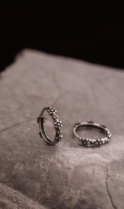 盈缺韻。925純銀耳環