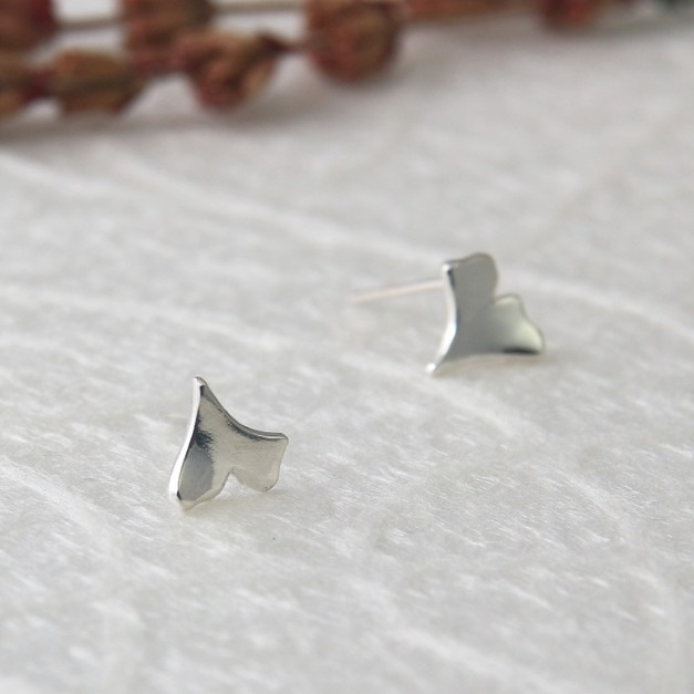 免費改夾式【秋の愛戀】銀杏耳環 / 不對稱耳環 / Sterling Silver Earrings / Ginkgo Leaf 免費改夾式【秋の愛戀】銀杏耳環 / 不對稱耳環 / Sterling Silver Earrings / Ginkgo Leaf