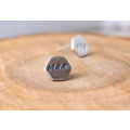 免費刻字【六角形耳環-單只】純銀耳環 / 幾何耳針 / 男女適用 / Sterling Silver Earring / Hexagon / Geometric 免費刻字【六角形耳環-單只】純銀耳環 / 幾何耳針 / 男女適用 / Sterling Silver Earring / Hexagon / Geometric
