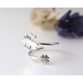【雙倍幸運】幸運草戒指 / 純銀戒指 / 開口戒 / Sterling Silver Ring / Four-Leaved Clover_2 【雙倍幸運】幸運草戒指 / 純銀戒指 / 開口戒 / Sterling Silver Ring / Four-Leaved Clover_2