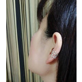 【鏤空耳骨夾-單只】純銀耳環 / 無耳洞耳骨夾 / Sterling Silver Ear Cuff / Earring / Circle / Elegant_2 【鏤空耳骨夾-單只】純銀耳環 / 無耳洞耳骨夾 / Sterling Silver Ear Cuff / Earring / Circle / Elegant_2