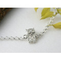 免費刻字【智慧之鳥】貓頭鷹手鍊 / 純銀手鍊 / Sterling Silver Bracelet / Owl 免費刻字【智慧之鳥】貓頭鷹手鍊 / 純銀手鍊 / Sterling Silver Bracelet / Owl