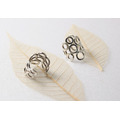 【鏤空耳骨夾-單只】純銀耳環 / 無耳洞耳骨夾 / Sterling Silver Ear Cuff / Earring / Circle / Elegant_1 【鏤空耳骨夾-單只】純銀耳環 / 無耳洞耳骨夾 / Sterling Silver Ear Cuff / Earring / Circle / Elegant_1