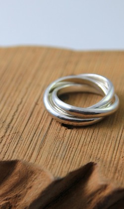 【經典三環戒】純銀戒指 / Sterling Silver Ring / 3-Circle Ring / Classic 【經典三環戒】純銀戒指 / Sterling Silver Ring / 3-Circle Ring / Classic