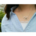 【翩然少女心】蝴蝶結項鍊 / 純銀項鍊 / Sterling Silver Necklace / Ribbon & Bow_3 【翩然少女心】蝴蝶結項鍊 / 純銀項鍊 / Sterling Silver Necklace / Ribbon & Bow_3
