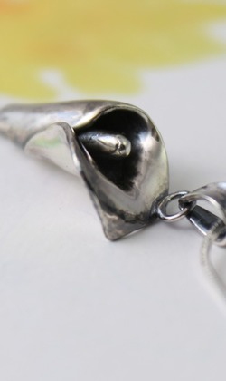 【我的小清新】海芋項鍊 / 純銀項鍊 / Sterling Silver Necklace / Calla 【我的小清新】海芋項鍊 / 純銀項鍊 / Sterling Silver Necklace / Calla