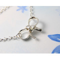 免費刻字【翩然少女心】蝴蝶結手鍊 / 純銀手鍊 / Sterling Silver Bracelet / Ribbon & Bow 免費刻字【翩然少女心】蝴蝶結手鍊 / 純銀手鍊 / Sterling Silver Bracelet / Ribbon & Bow
