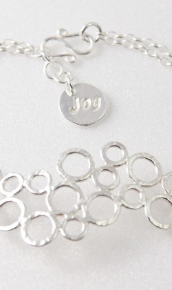 免費刻字【圓】幾何原創 / 純銀手鍊 / Sterling Silver Bracelet / Circle 免費刻字【圓】幾何原創 / 純銀手鍊 / Sterling Silver Bracelet / Circle