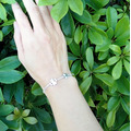 免費刻字【雙倍幸運】幸運草手鍊 / 純銀手鍊 / Sterling Silver Bracelet / Four-Leaved Clover_3 免費刻字【雙倍幸運】幸運草手鍊 / 純銀手鍊 / Sterling Silver Bracelet / Four-Leaved Clover_3