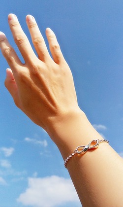 免費刻字【愛。無限】無限手鍊 / 純銀手鍊 / Sterling Silver Bracelet / Infinity 免費刻字【愛。無限】無限手鍊 / 純銀手鍊 / Sterling Silver Bracelet / Infinity