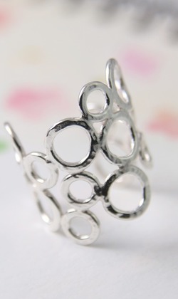 【圓】幾何原創 / 純銀戒指 / 開口戒 / 活動戒圍 / 原創手作 / Sterling Silver Ring / Circle 【圓】幾何原創 / 純銀戒指 / 開口戒 / 活動戒圍 / 原創手作 / Sterling Silver Ring / Circle