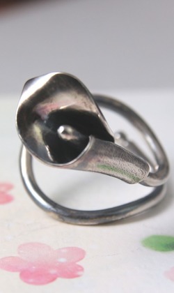 【我的小清新】海芋戒指 / 純銀戒指 / 活動戒圍 / Sterling Silver Ring / Calla 【我的小清新】海芋戒指 / 純銀戒指 / 活動戒圍 / Sterling Silver Ring / Calla