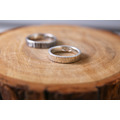 可刻字【木紋戒指-單只】純銀戒指 / 鍛敲 / 男女適用 / Sterling Silver Ring / Hammered_1 可刻字【木紋戒指-單只】純銀戒指 / 鍛敲 / 男女適用 / Sterling Silver Ring / Hammered_1