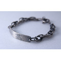 免費刻字【大器迴旋鍊】純銀手鍊 / 男手鍊 / 鍛敲 / Sterling Silver Bracelet / Hammered / Whirl Chain_1 免費刻字【大器迴旋鍊】純銀手鍊 / 男手鍊 / 鍛敲 / Sterling Silver Bracelet / Hammered / Whirl Chain_1