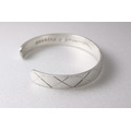 免費刻字【經典格紋寬版手環】純銀手環 / 鍛敲 / Sterling Silver Bracelet / Hammered_3 免費刻字【經典格紋寬版手環】純銀手環 / 鍛敲 / Sterling Silver Bracelet / Hammered_3