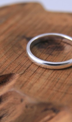 可刻字【簡約半圓戒】純銀戒指 / Sterling Silver Ring / Circle Ring / Classic 可刻字【簡約半圓戒】純銀戒指 / Sterling Silver Ring / Circle Ring / Classic
