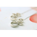 免費改夾式【鏤空幾何可調式長耳環-圓】純銀耳環/垂墜耳環/Silver Earrings/Length adjustable_2 免費改夾式【鏤空幾何可調式長耳環-圓】純銀耳環/垂墜耳環/Silver Earrings/Length adjustable_2