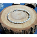 【簡約麻花手環-含鉤】純銀手環 / 扭轉手環 / Sterling Silver Bracelet / Twisted 【簡約麻花手環-含鉤】純銀手環 / 扭轉手環 / Sterling Silver Bracelet / Twisted
