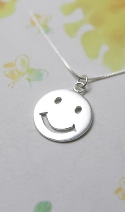 【笑臉迎人】笑臉項鍊/微笑項鍊/純銀項鍊/Sterling Silver Necklace/Smile 【笑臉迎人】笑臉項鍊/微笑項鍊/純銀項鍊/Sterling Silver Necklace/Smile